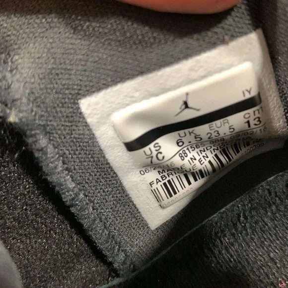 Jordan 881565-009 Infants and Toddler Son of GT Black Hyper Pink size 7C - Picture 9 of 9